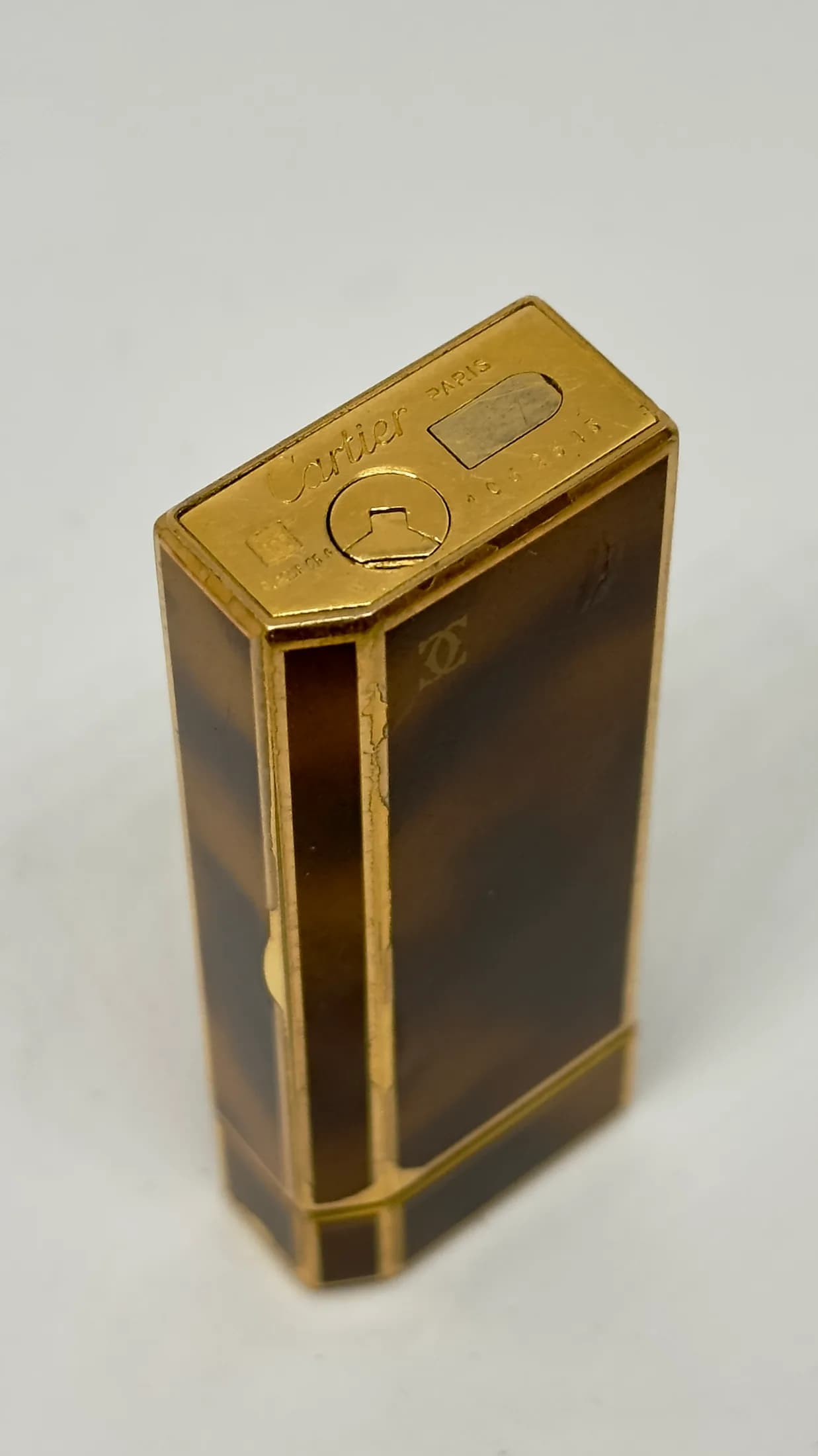 Cartier Cartier Vintage Laca Marron y Dorado 4